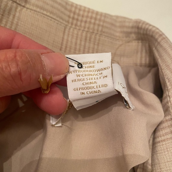 House of Harlow Tan Plaid Blazer - Picture 15 of 15